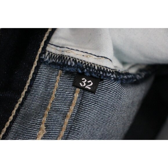 Rawkn Womens 32 x 34 Big Skull Y2K Style Skinny Jeans NEW M1042 - Picture 9 of 9